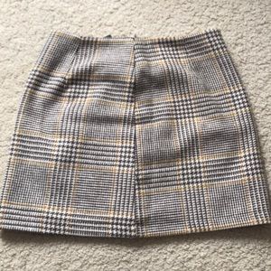 Forever 21 brown plaid skirt